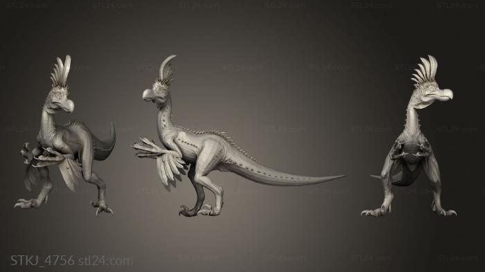 Animal figurines (Monster Kulu Ya ku, STKJ_4756) 3D models for cnc