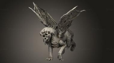 Animal figurines (Monster vaal hazak, STKJ_4758) 3D models for cnc