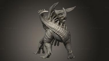 Animal figurines (Monster Rampage Tarrasque Colossal, STKJ_4766) 3D models for cnc