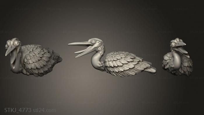 Animal figurines (moonshine snotling runner, STKJ_4773) 3D models for cnc