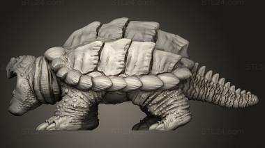 Animal figurines (More Snapping Turtle, STKJ_4779) 3D models for cnc