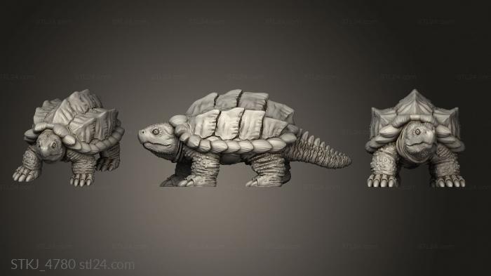 Animal figurines (More Snapping Turtle, STKJ_4780) 3D models for cnc