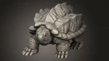 Animal figurines (More Snapping Turtle, STKJ_4780) 3D models for cnc