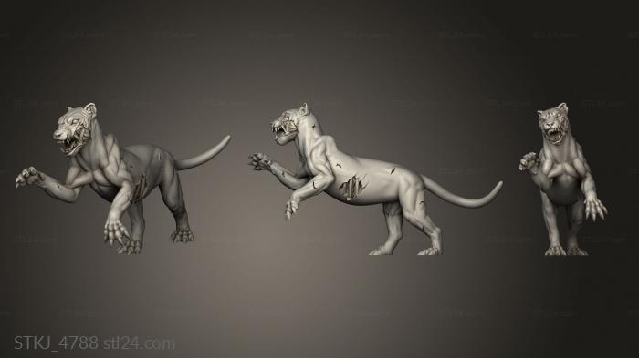 Animal figurines (Beasts Beast, STKJ_4788) 3D models for cnc