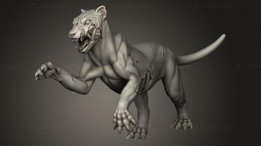 Animal figurines (Beasts Beast, STKJ_4788) 3D models for cnc