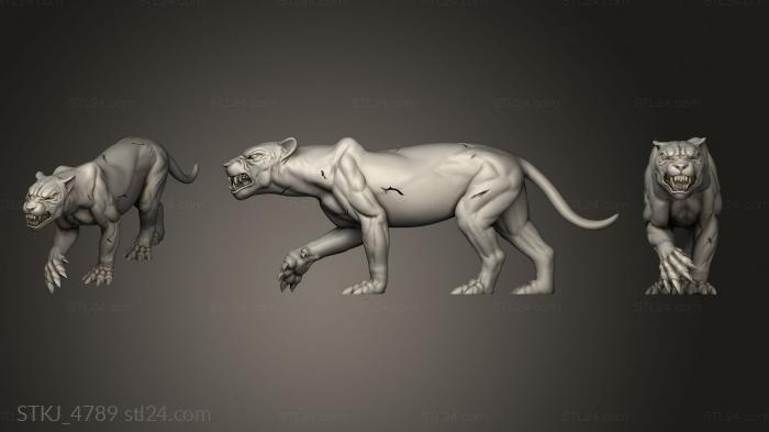 Animal figurines (Beasts Beast, STKJ_4789) 3D models for cnc