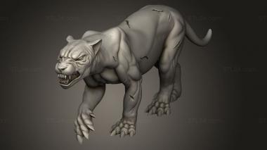 Animal figurines (Beasts Beast, STKJ_4789) 3D models for cnc