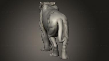 Animal figurines (Beasts Beast, STKJ_4789) 3D models for cnc