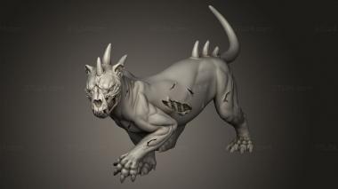 Animal figurines (Beasts Beast, STKJ_4790) 3D models for cnc