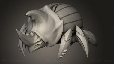 Animal figurines (Scatter Terrain Scarab, STKJ_4792) 3D models for cnc