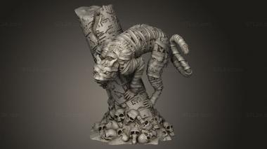 Animal figurines (Mummies mummy, STKJ_4800) 3D models for cnc