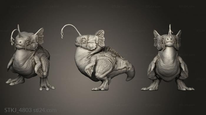 Animal figurines (Alpha Glow Hoppers Hopper, STKJ_4803) 3D models for cnc