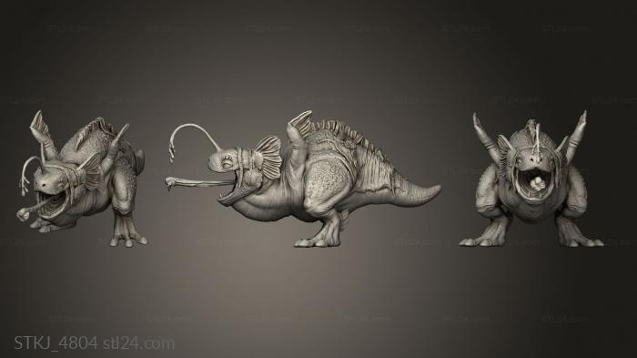 Animal figurines (Alpha Glow Hoppers Hopper, STKJ_4804) 3D models for cnc