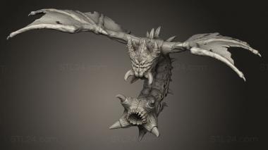 Animal figurines (Mutalisk Starcraft, STKJ_4812) 3D models for cnc