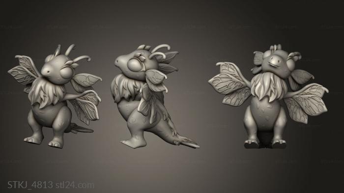 Animal figurines (myairbridge Butterfly, STKJ_4813) 3D models for cnc