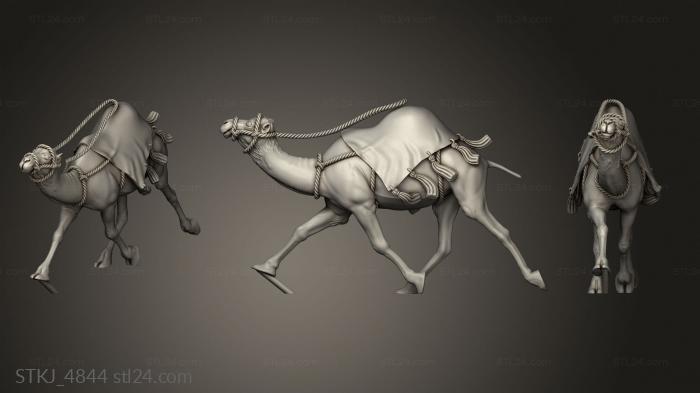 Animal figurines (Camel, STKJ_4844) 3D models for cnc