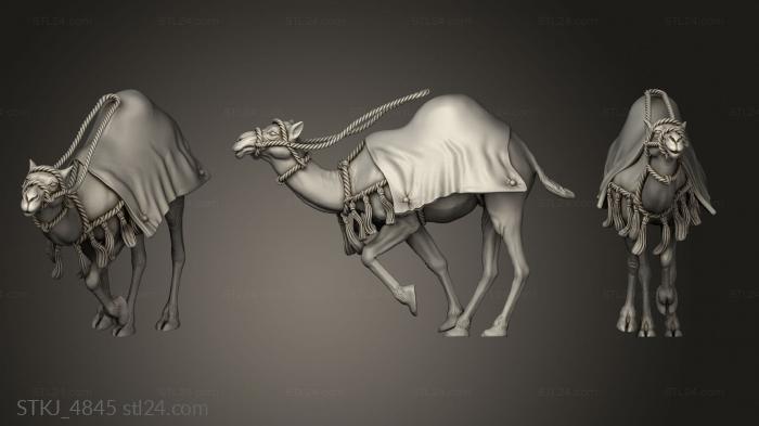 Animal figurines (Camel, STKJ_4845) 3D models for cnc