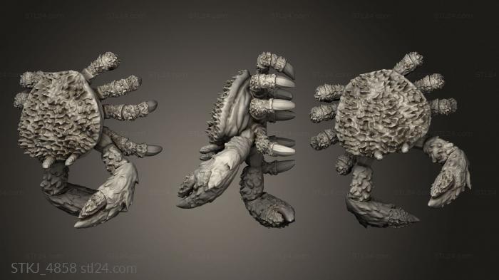 Animal figurines (Omnioji Crab, STKJ_4858) 3D models for cnc