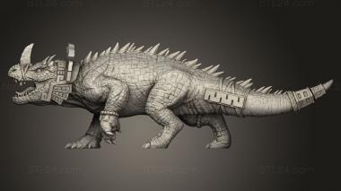 Animal figurines (OPR Saurian Dread Behemoth, STKJ_4865) 3D models for cnc