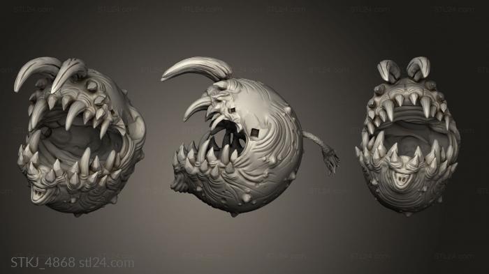 Animal figurines (Orc King Colossal Swine Colossal Swine, STKJ_4868) 3D models for cnc