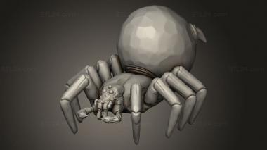 Animal figurines (Orc King Spiders Spider, STKJ_4875) 3D models for cnc