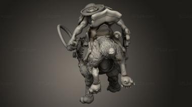 Animal figurines (Orc King Goblin Raiders Goblin Raider, STKJ_4888) 3D models for cnc