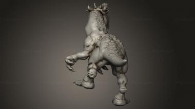 Animal figurines (Orc King Raptors Dinos, STKJ_4897) 3D models for cnc