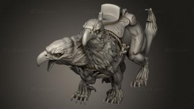 Animal figurines (Orc Demigryph, STKJ_4905) 3D models for cnc