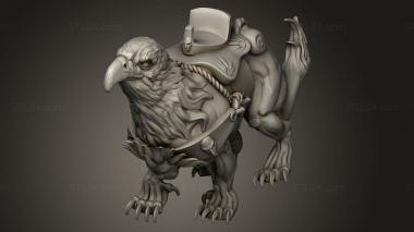 Animal figurines (Orc Demigryph, STKJ_4908) 3D models for cnc