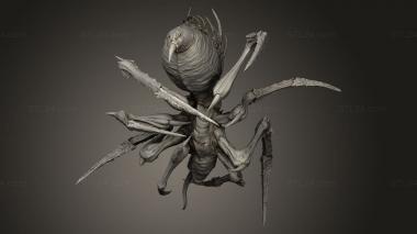 Animal figurines (Pestilence pest, STKJ_4950) 3D models for cnc