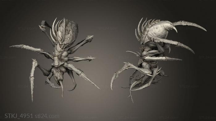 Animal figurines (Pestilence pest saddle, STKJ_4951) 3D models for cnc