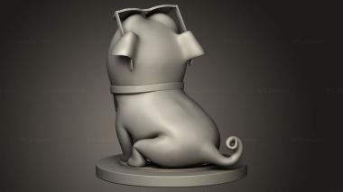 Animal figurines (Play Dog, STKJ_4965) 3D models for cnc