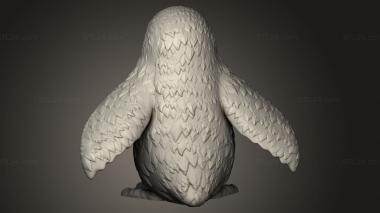 Animal figurines (Porg, STKJ_4972) 3D models for cnc