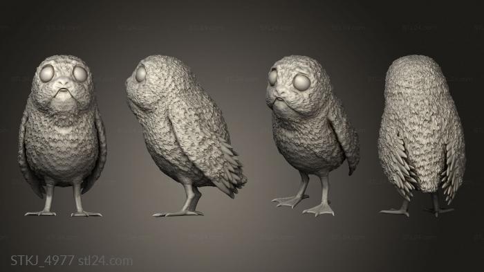 Animal figurines (Porgs, STKJ_4977) 3D models for cnc