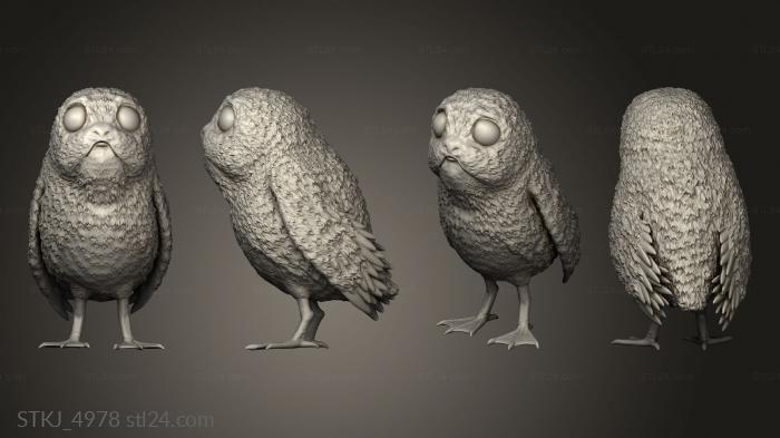 Animal figurines (Porgs, STKJ_4978) 3D models for cnc