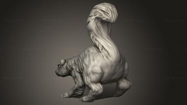 Animal figurines (Pose, STKJ_4980) 3D models for cnc