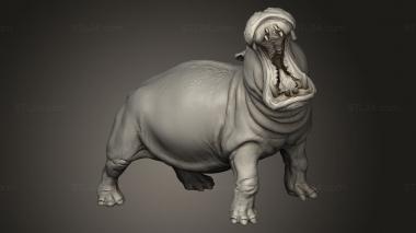 Animal figurines (potagriffmus hippo, STKJ_4984) 3D models for cnc