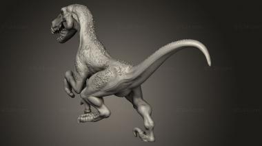 Animal figurines (pt Kairn Beast Whisperer Raptor, STKJ_4995) 3D models for cnc