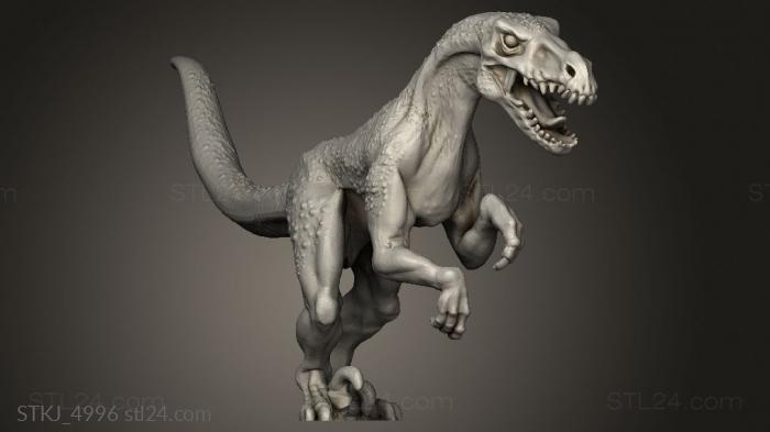 Animal figurines (pt Kairn Beast Whisperer Raptor, STKJ_4996) 3D models for cnc