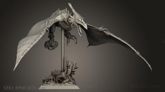 Animal figurines (pteranodon RIDERS, STKJ_4998) 3D models for cnc