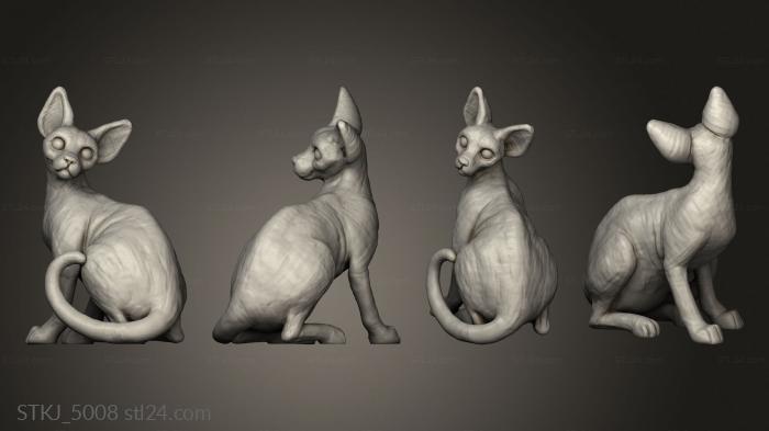 Animal figurines (Ramos, STKJ_5008) 3D models for cnc