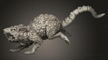 Animal figurines (GIANT RODENT, STKJ_5015) 3D models for cnc