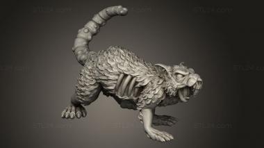 Animal figurines (GIANT RODENT, STKJ_5021) 3D models for cnc