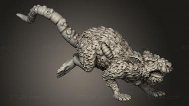 Animal figurines (GIANT RODENT, STKJ_5023) 3D models for cnc