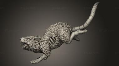 Animal figurines (GIANT RODENT, STKJ_5024) 3D models for cnc