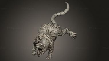 Animal figurines (GIGANTIC POX RAT, STKJ_5027) 3D models for cnc