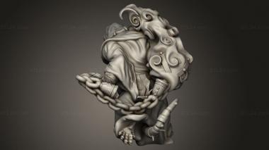 Animal figurines (Initiates INITIATE, STKJ_5029) 3D models for cnc