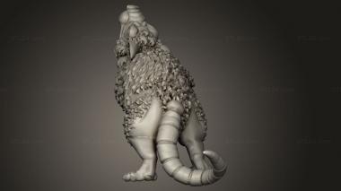 Animal figurines (GIANT RODENT, STKJ_5033) 3D models for cnc