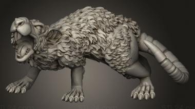 Animal figurines (GIANT RODENT, STKJ_5034) 3D models for cnc