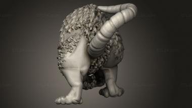 Animal figurines (GIANT RODENT, STKJ_5038) 3D models for cnc